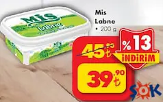 MİS LABNE 200 G fiyat ve kampanya bilgisi